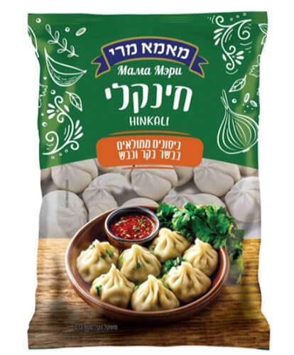 חינקלי כיסונים ממולאים בבשר בקר וכבש  (800 גרם)