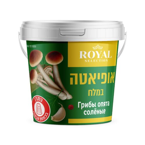 פטריות אופיאטה במלח ( 400 ג' משקל לאחר סינון)